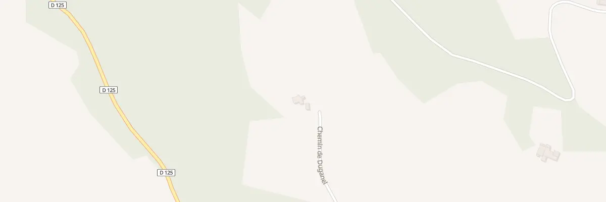 Plan du 347 Che de Duganel à Courris