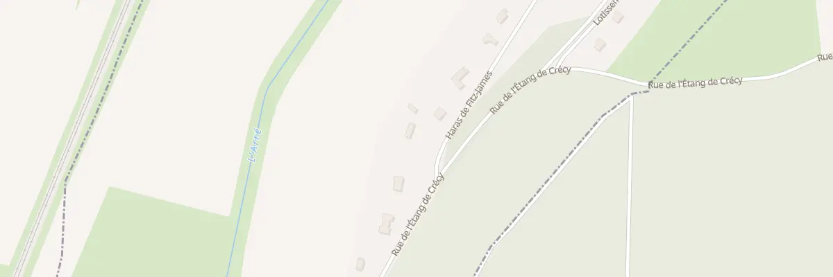 Plan du 1 Haras de Fitz James à Airion
