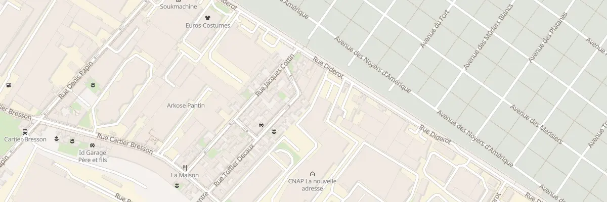Plan du 48 Rue Toffier Decaux à Pantin