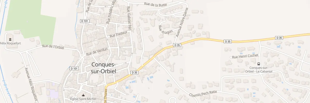 Plan du 27 Av de Notre Dame à Conques-sur-Orbiel