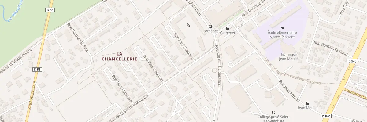 Plan du 37 Rue Sente aux Loups à Bourges