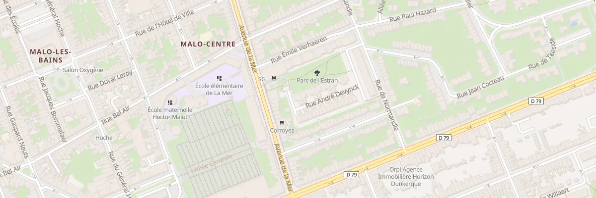 Plan du 16 Rue André Devynck à Dunkerque