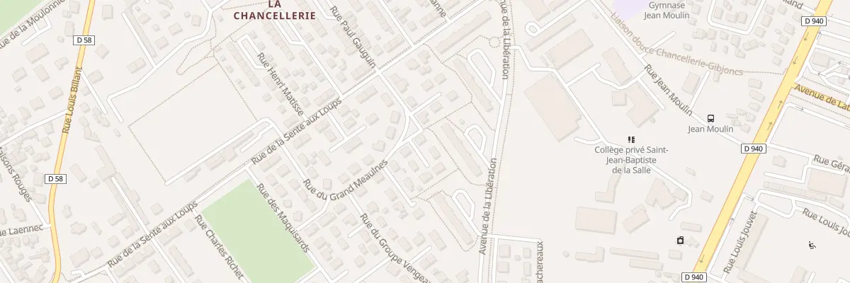 Plan du 40 Rue du Grand Meaulnes à Bourges