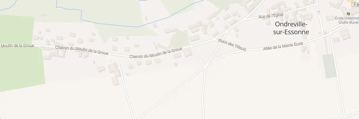 Plan du 2 Che du Moulin de la Groue à Ondreville-sur-Essonne