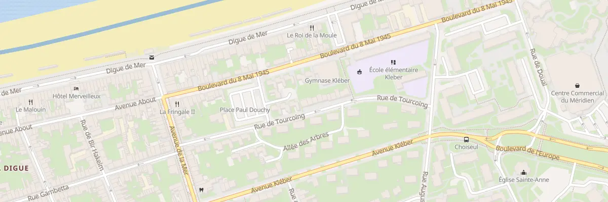 Plan du 23 Rue de Tourcoing à Dunkerque