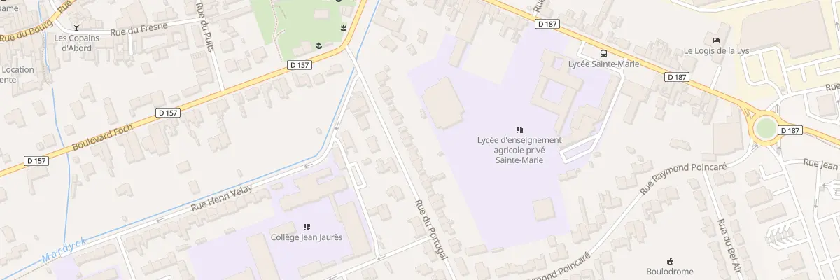 Plan du 13 Rue du Portugal à Aire-sur-la-Lys