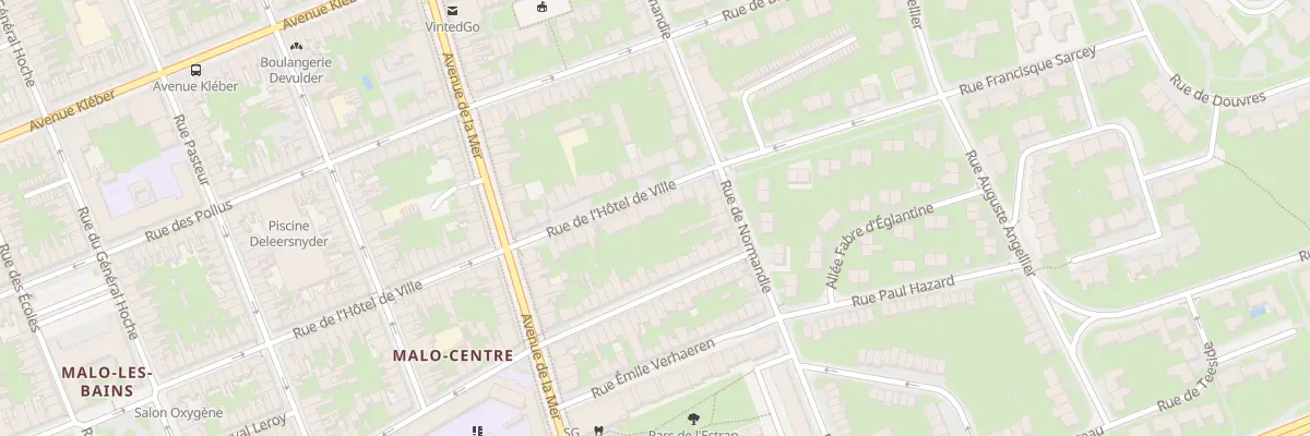 Plan du 186 Rue de l’Hôtel de Ville à Dunkerque