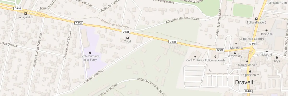 Plan du 60 Rue de Châtillon à Draveil