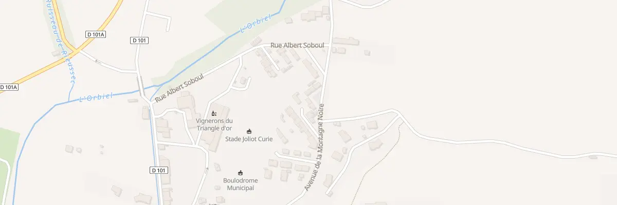Plan du 8 Rue Picasso à Conques-sur-Orbiel