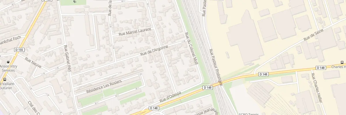 Plan du 18 Rue de la Marne à Vitry-sur-Seine