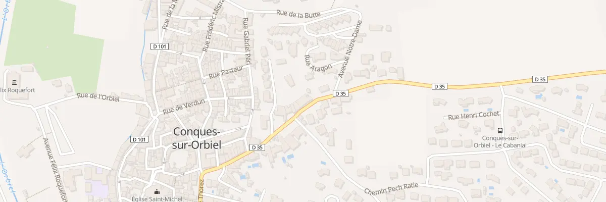 Plan du 27B Av de Notre Dame à Conques-sur-Orbiel