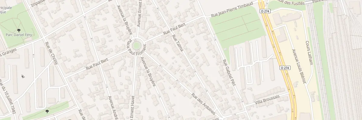 Plan du 31 Rue Talma à Vitry-sur-Seine