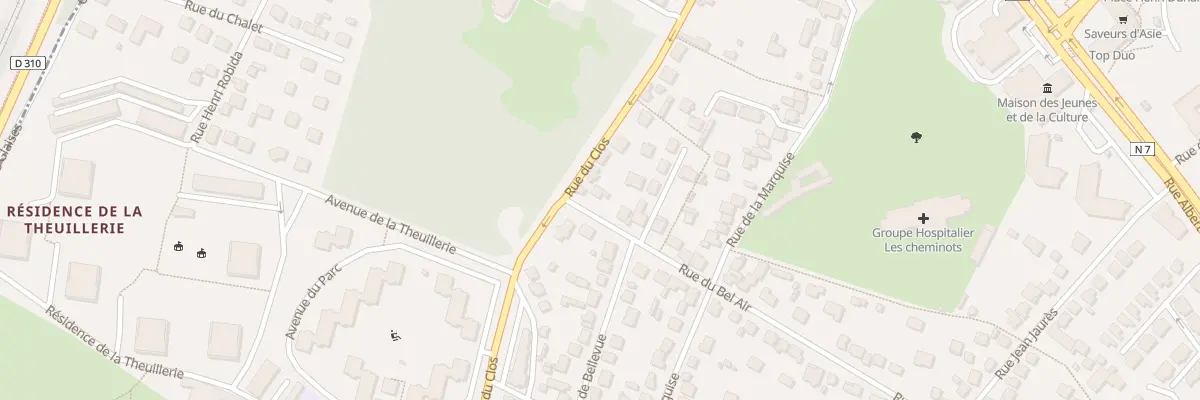 Plan du 90 Rue du Bel Air à Ris-Orangis