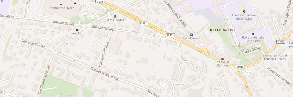 Plan du 5 Rue des Sables à Clermont