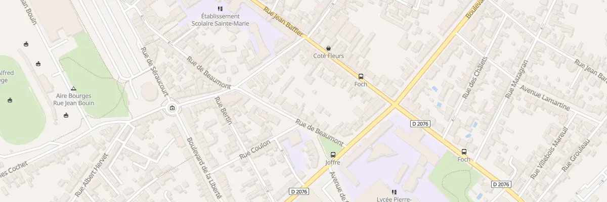 Plan du 43 Rue de Beaumont à Bourges