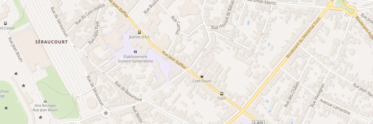 Plan du 43 Rue Jean Baffier à Bourges