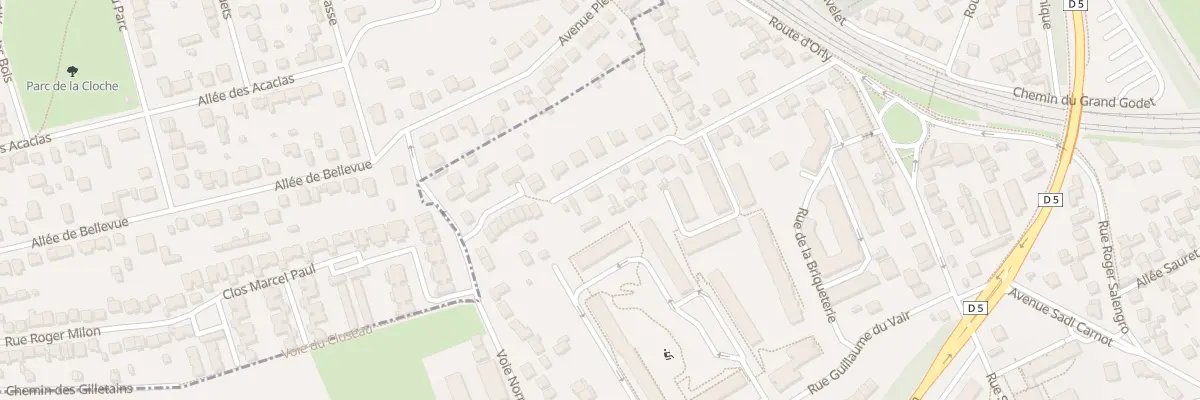 Plan du 23 Rue des Gilletains à Villeneuve-le-Roi