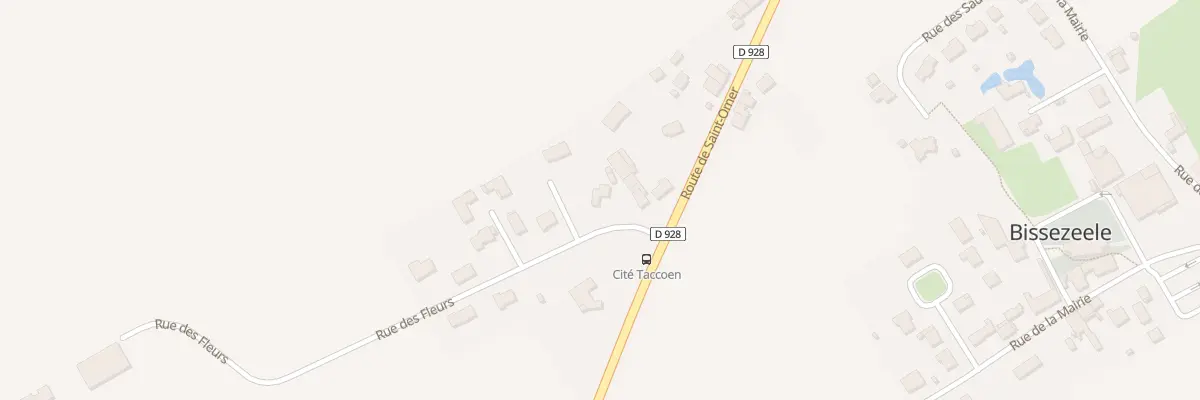 Plan du 28 Rue des Fleurs à Bissezeele