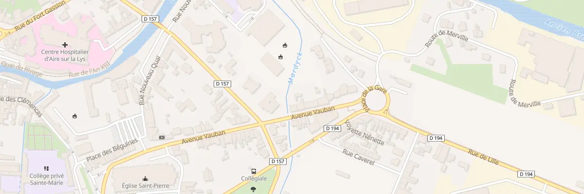 Plan du 25 Av Vauban à Aire-sur-la-Lys