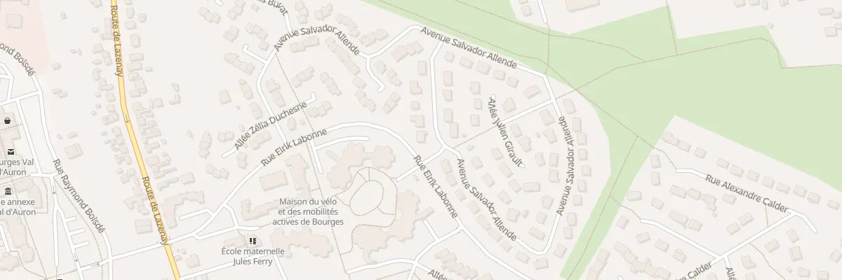 Plan du 1 Rue du 19 mars 1962 à Bourges