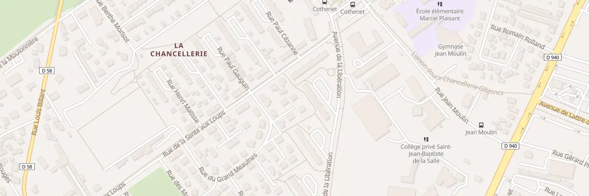 Plan du 48 Rue du Grand Meaulnes à Bourges