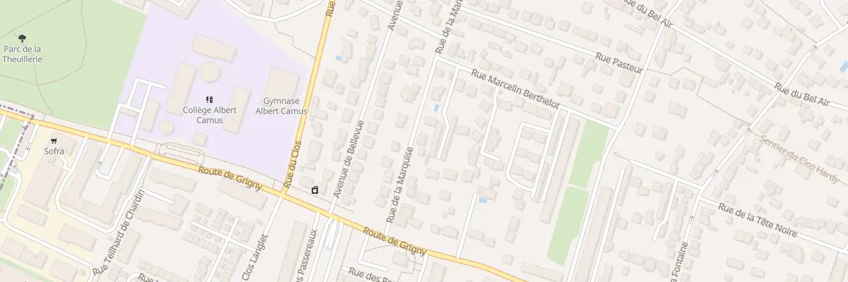 Plan du 71B Rue de la Marquise à Ris-Orangis