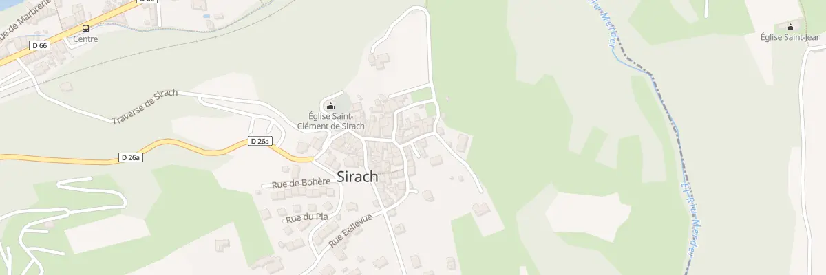 Plan du 3 Rue du Lavoir à Ria-Sirach