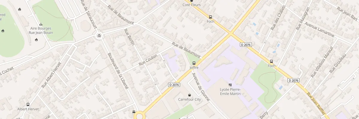 Plan du 46 Rue de Beaumont à Bourges