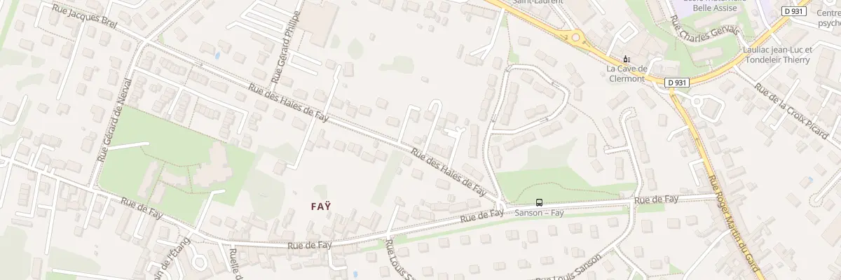 Plan du 31B Che des Haies de Fay à Clermont