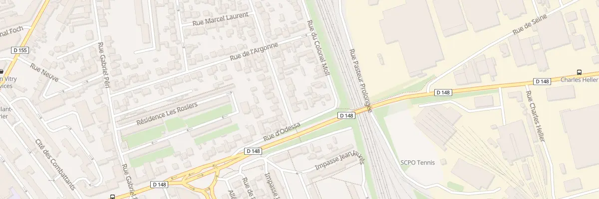 Plan du 6 Rue de la Marne à Vitry-sur-Seine