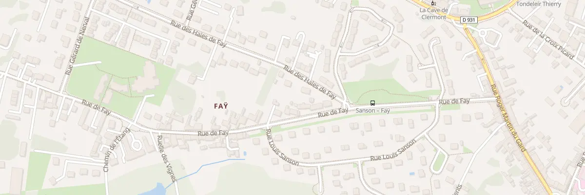 Plan du 8 Rue de Fay à Clermont