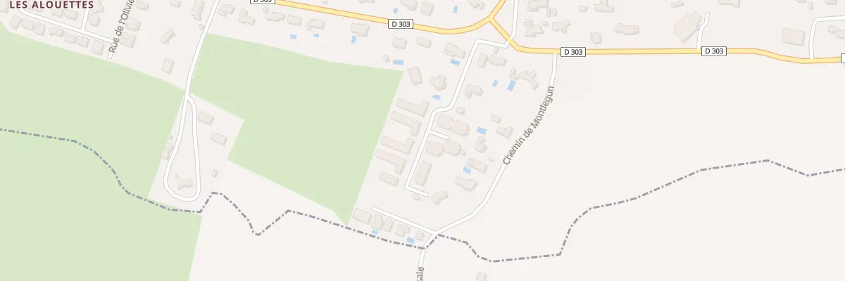 Plan du 2B Che des Chasseurs à Berriac
