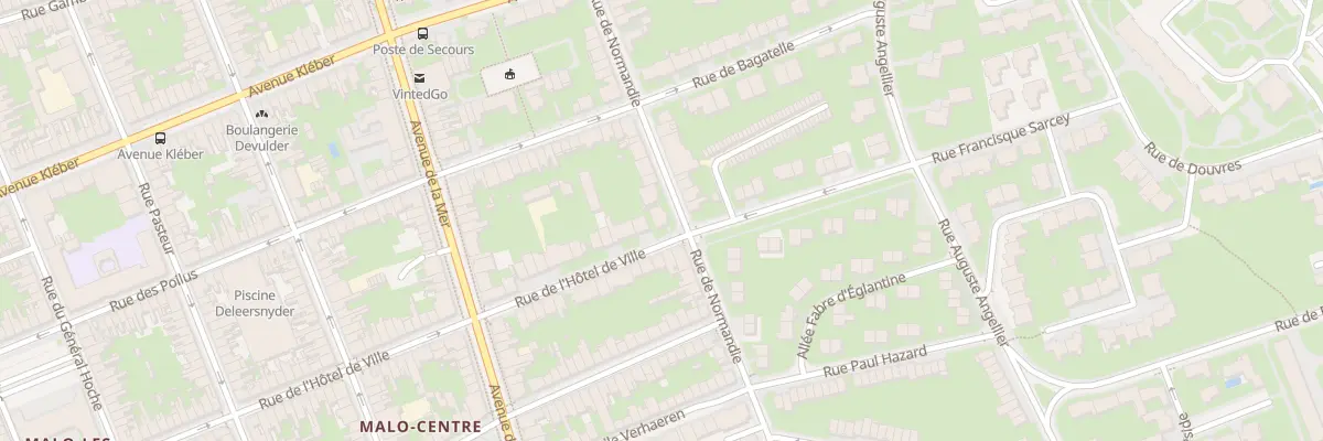 Plan du 201 Rue de l’Hôtel de Ville à Dunkerque