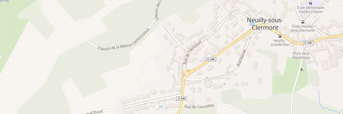 Plan du 278 Rue de Titencourt à Neuilly-sous-Clermont