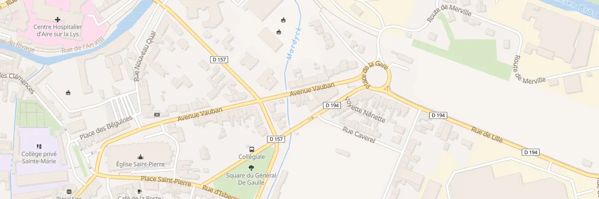 Plan du 30 Av Vauban à Aire-sur-la-Lys