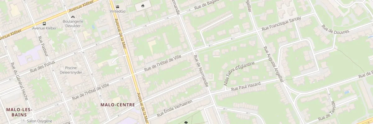 Plan du 192 Rue de l’Hôtel de Ville à Dunkerque