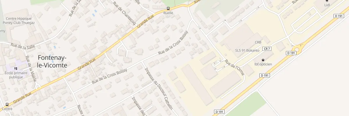 Plan du 8 Rue de la Croix Boissy à Fontenay-le-Vicomte