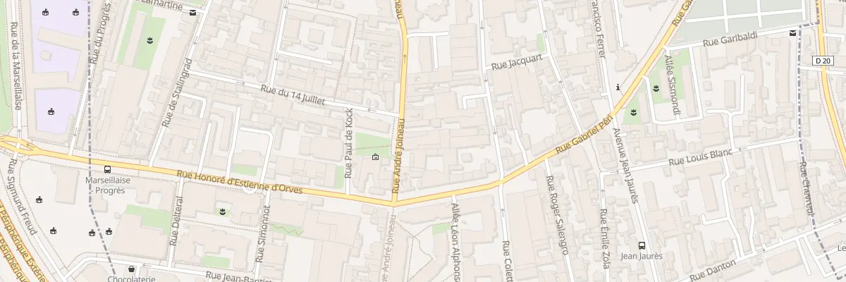 Plan du 33 Rue André Joineau au Pré-Saint-Gervais
