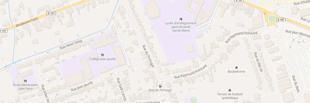 Plan du 27 Rue du Portugal à Aire-sur-la-Lys