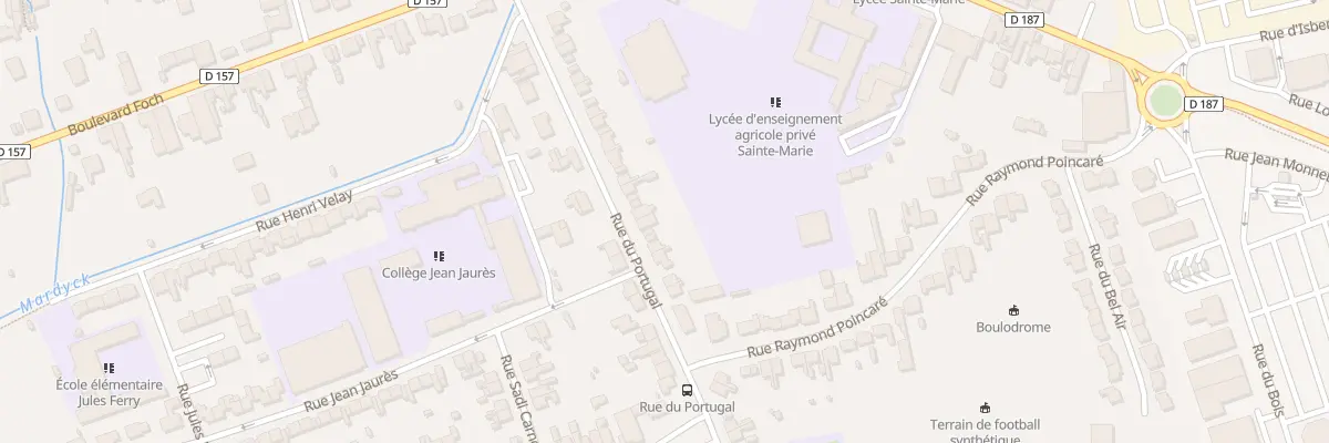 Plan du 25 Rue du Portugal à Aire-sur-la-Lys