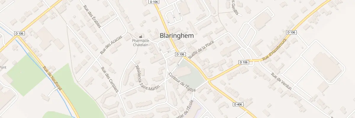 Plan du 95 Rue Pierre Dhedin à Blaringhem