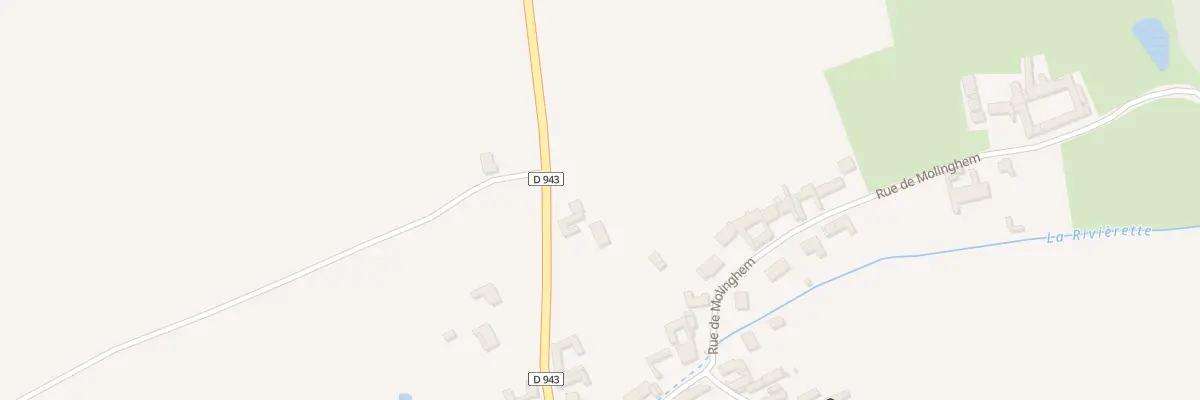 Plan du 346 Rte Nationale à Mazinghem