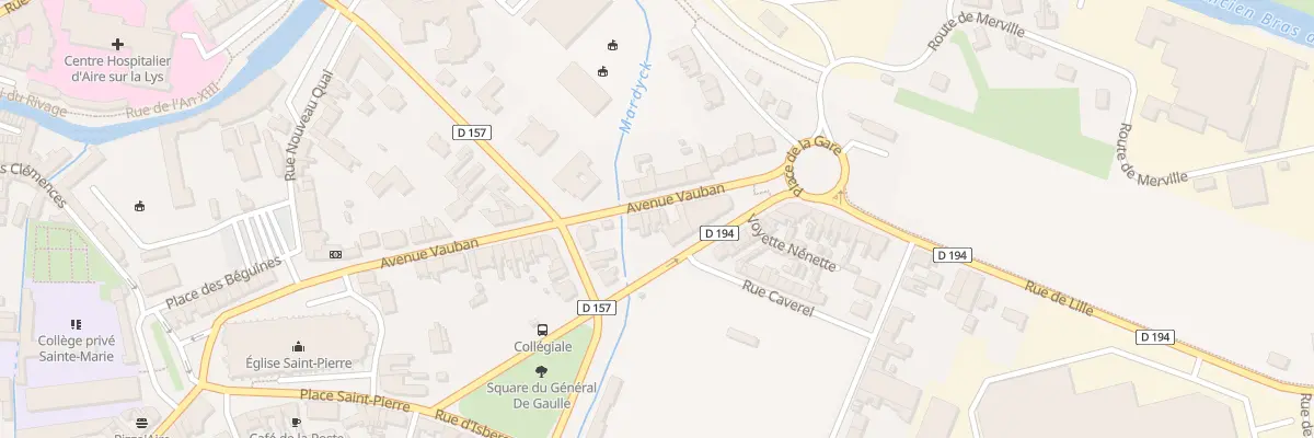 Plan du 32 Av Vauban à Aire-sur-la-Lys