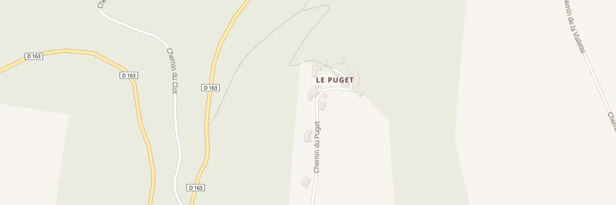 Plan du 5230 Le Puget au Fraysse