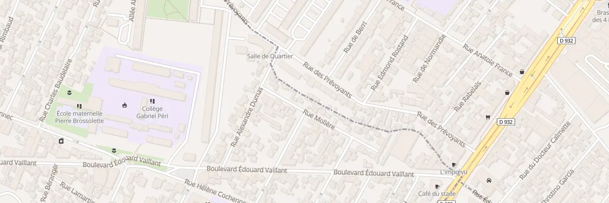 Plan du 11 Rue Molière à Aubervilliers