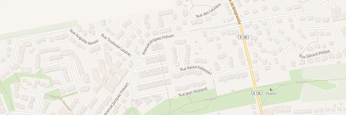 Plan du 32 Rue Raoul Follereau au Malesherbois