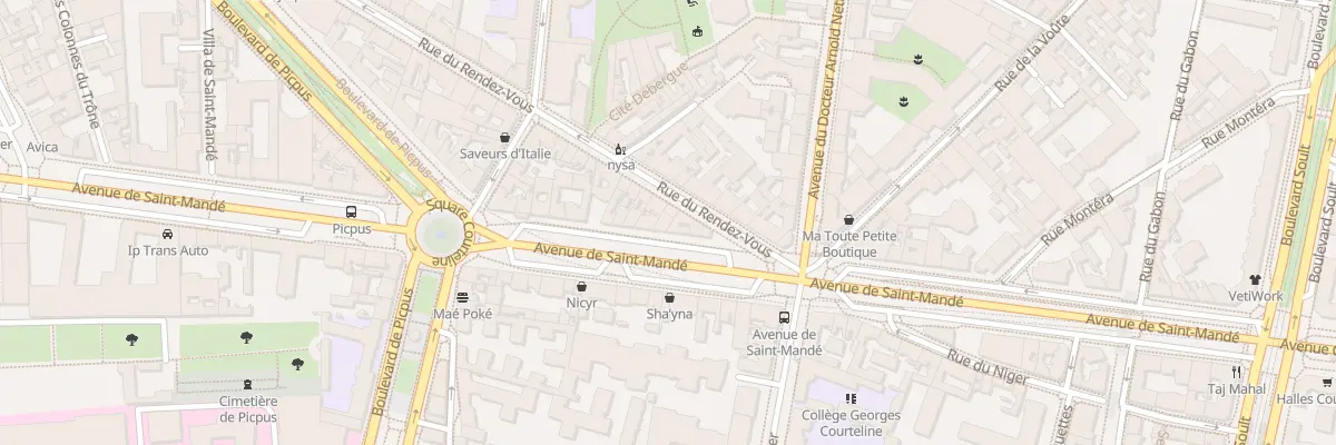 Plan du 63 Av de Saint-Mandé à Paris 12e Arrondissement