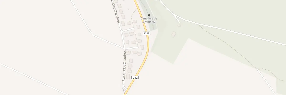 Plan du 5 Rue du Clos de Chaudron à Cramoisy