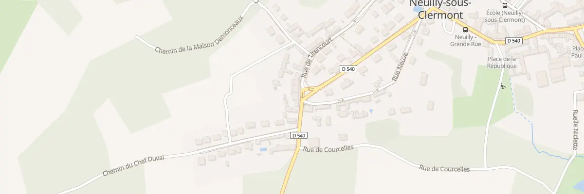 Plan du 316 Rue de Titencourt à Neuilly-sous-Clermont