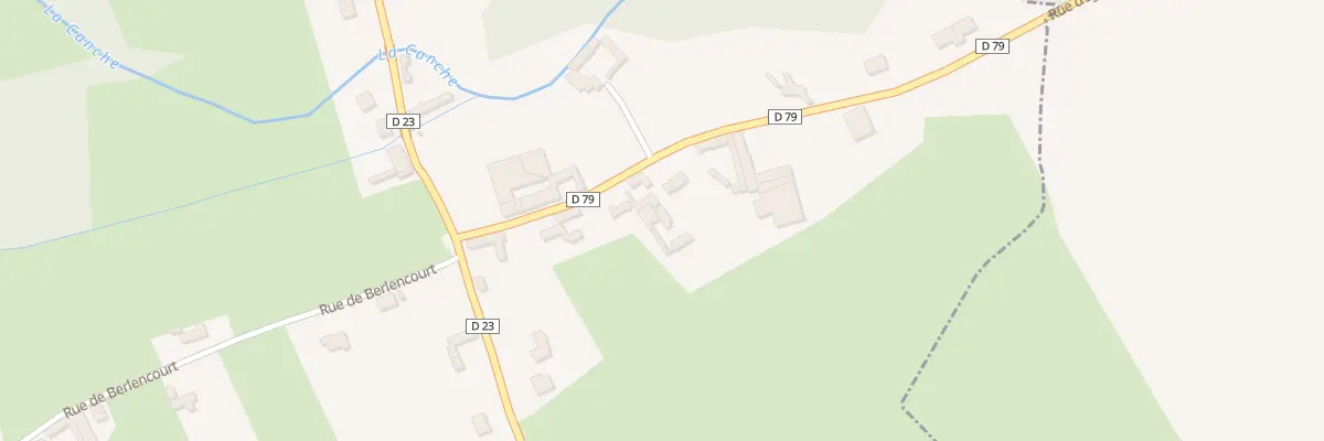 Plan du 12 Rue de Berlencourt à Estrée-Wamin